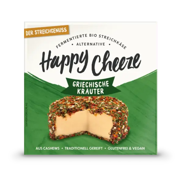 Bio Happy Cheeze Der Streichgenuss Griechische Kräuter 100g