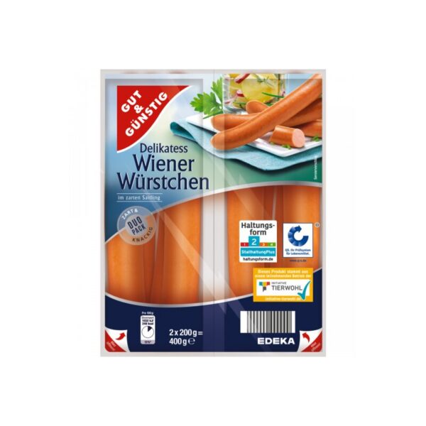 Gut & Günstig Wiener Würstchen 400g